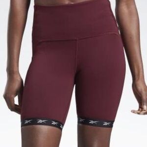 Reebok Women's Maroon Bike Shorts